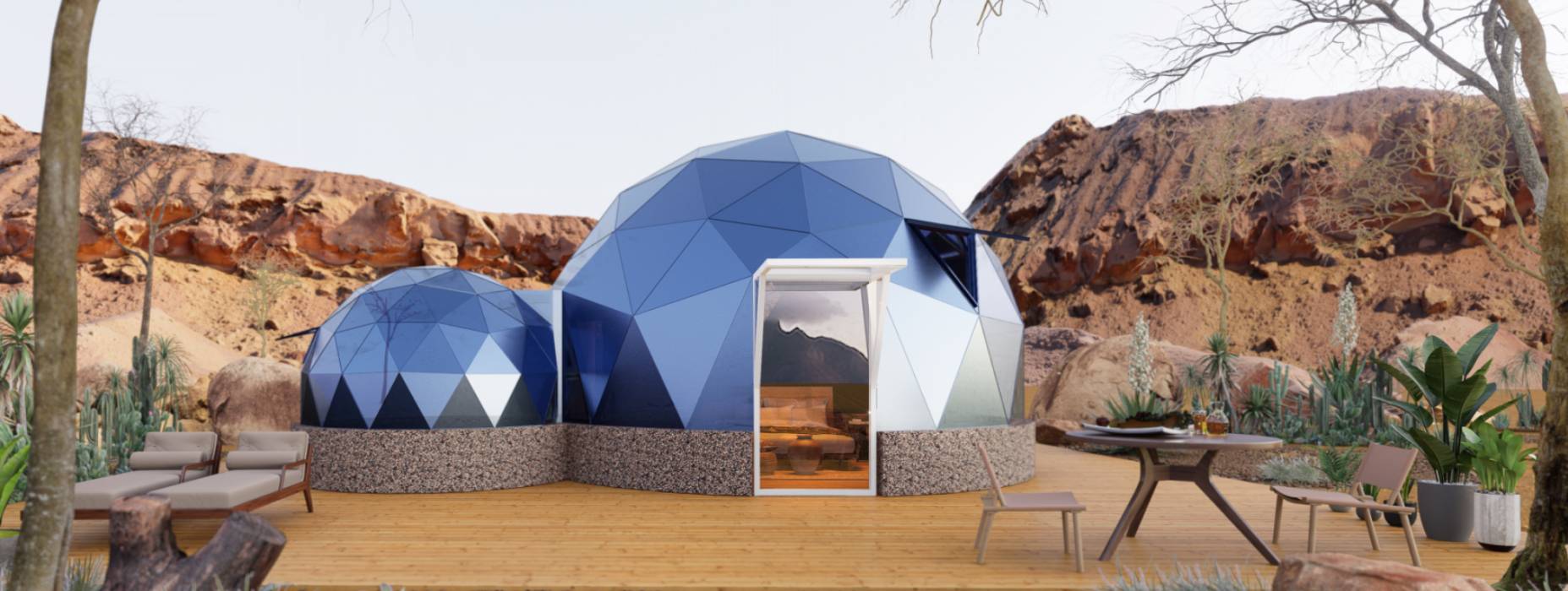 莎车县球形智能光伏玻璃星空房